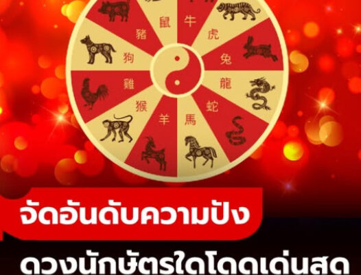 จัดอันดับความปัง ปีนักษัตร รายสัปดาห์ช่วงวันที่ 11-17 พ.ค. 68 โดย อ.นำ เสขบุคคล